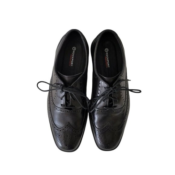 Rockport DresSports Shoes Mens 8W Black Casual Dress K32570 - Picture 5 of 8